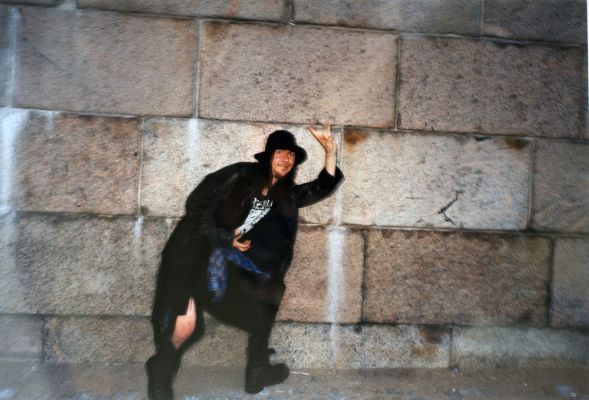 Sneaker by the Wall 1 300 € / UNTITLED, STADIN NUORET / URBAN YOUTH, 1998-1999, 65 x 80 cm, print size 41 x 59 cm, c-print black metal frames + glass, ed. 1/10