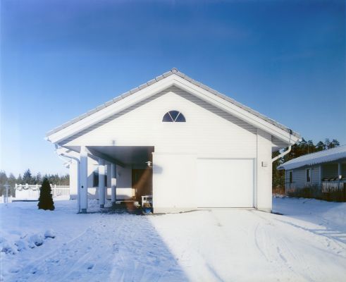 Blue and White 1 / I-VIII 3 000 € / Finnish view - fragments of our time, 2002-2004, 65 x 80 cm, c-print diasec, signed, ed. 1/6