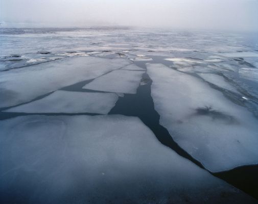 Landscapes: Ice / Jää 6 000 € / Finnish view - fragments of our time, 2002-2004, 125 x 155 cm, c-print, mounted on aluminum + clear laminate, signed, ed. 1/6