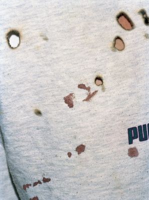 Heroin addicts sweat pants 7 000 € / Finnish view - fragments of our time, 2002-2004, 188 x 140 cm, c-print, mounted on aluminum + clear laminate, signed, ed. 1/6