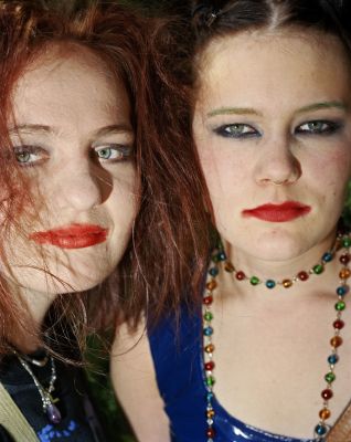 Cure Girls 4 800 € / 100 x 80 cm / UNTITLED, NUORET SANKARIT / YOUNG HEROES, 1995-1996, c-print black metal frames + glass, ed. 3/10