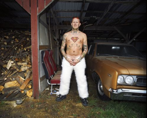 Igor 4 500 € / Marked skin, 1999-2000, 87 x 107 cm, c-print black wooden frames + glass, signed, ed. 1/10