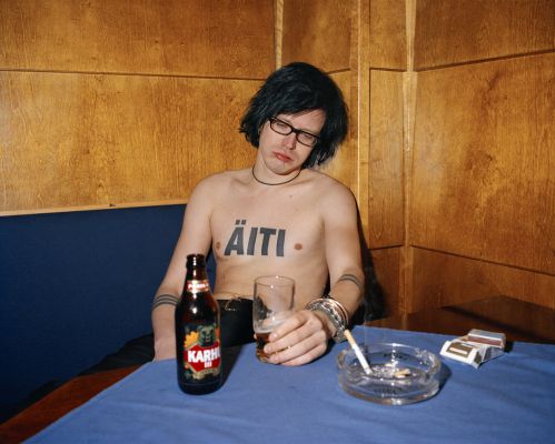 Wallu 4 800 € / Marked Skin, 2000, 80 x 100 cm, c-print wooden frames + glass, ed. 2/10